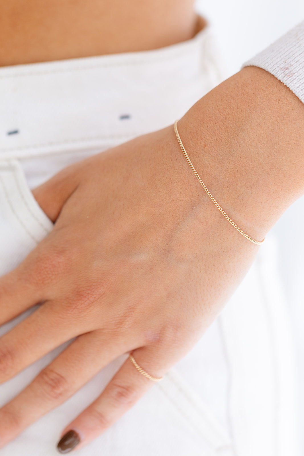 Permanent Gold Chain Bracelet and Ring