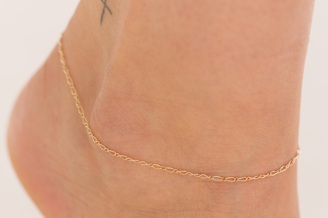 Permanent Gold Chain Anklet
