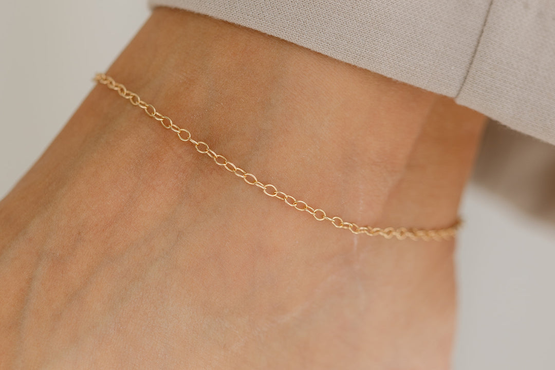 Permanent Gold Chain Necklace Anklet