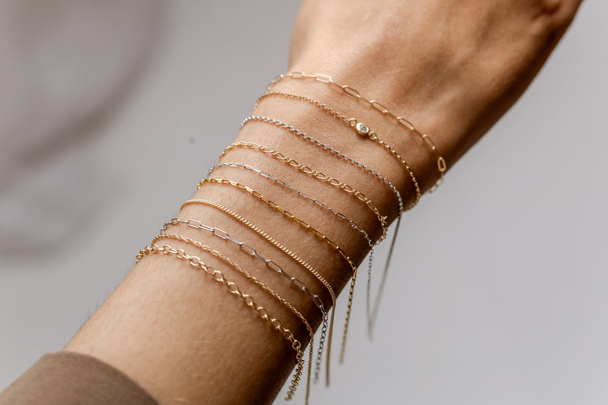 Permanent Bangles Permanent Jewelry | The Spark Collection Permanent Jewelry